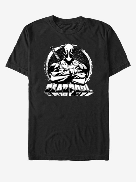 ZOOT.Fan Čierne unisex tričko Marvel For Hire