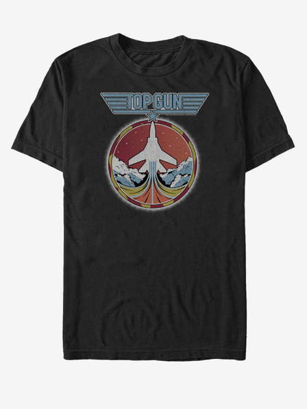 ZOOT.Fan Čierne unisex tričko Paramount Top Jet