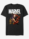 ZOOT.Fan Čierne unisex tričko ZOOT.Fan Marvel Deadpool Fight