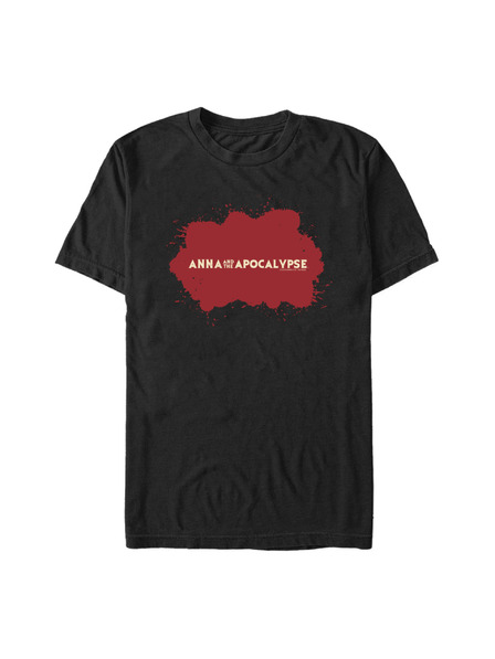 ZOOT.Fan Čierne pánske tričko MGM Anna And The Apocalypse Logo With Blood