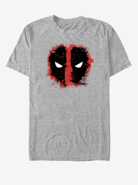 ZOOT.Fan Sivé melírované unisex tričko Marvel Dead Eyes