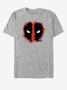 ZOOT.Fan Sivé melírované unisex tričko Marvel Dead Eyes