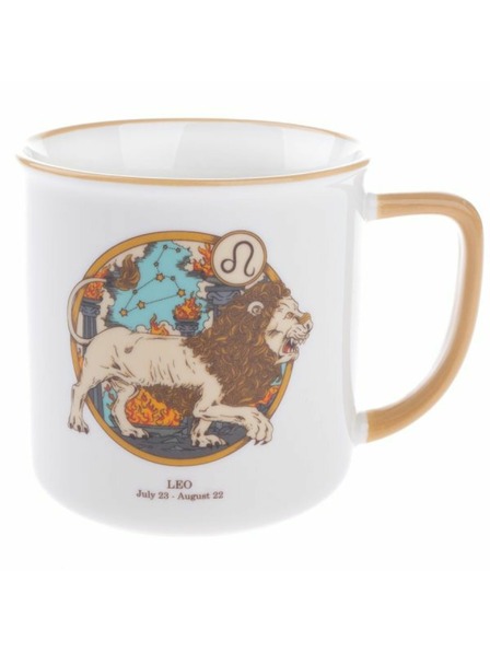 Casa de Engel Porcelánový hrnček, Zverokruh - Lev, 460ml, 6/36