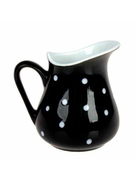 Casa de Engel Keramický džbán, čierny s bodkami, 500ml, 6/24