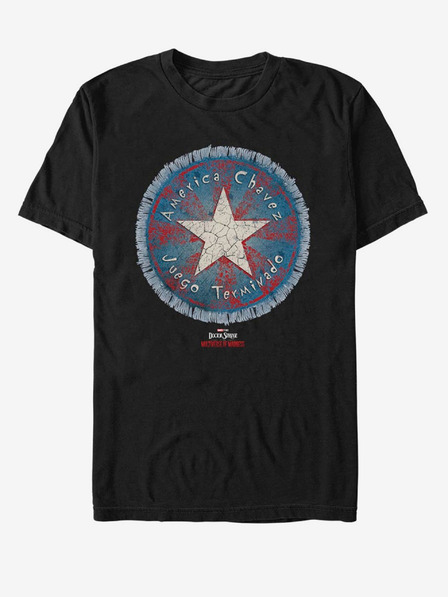 ZOOT.Fan Čierne unisex tričko Marvel Game Over