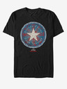 ZOOT.Fan Čierne unisex tričko Marvel Game Over