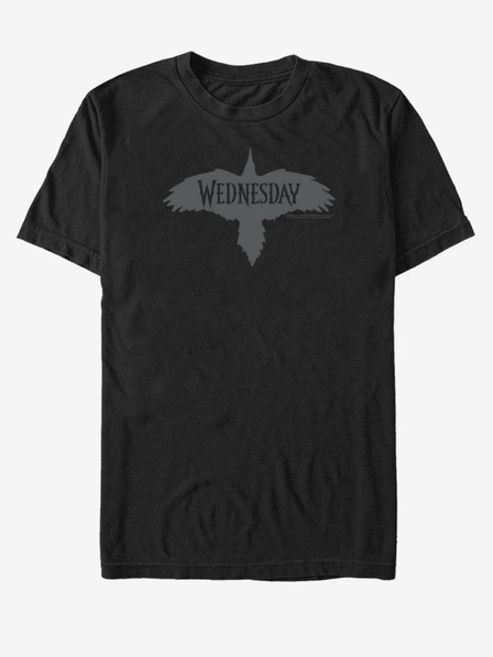 ZOOT.Fan Čierne unisex tričko MGM Raven Wednesday