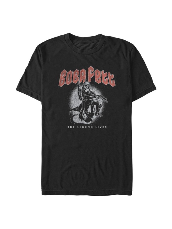 ZOOT.Fan Black Men's T-Shirt Star Wars Boba Lauch