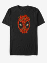 ZOOT.Fan Čierne unisex tričko Marvel škrupinové puzdrá