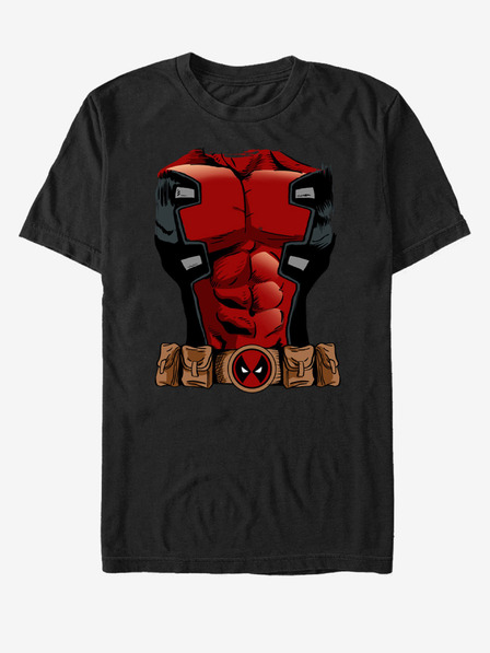 ZOOT.Fan Čierne unisex tričko Marvel Deadpool Armor