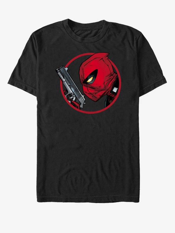 ZOOT.Fan Čierne unisex tričko Marvel Dead Crest