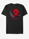 ZOOT.Fan Čierne unisex tričko Marvel Dead Crest
