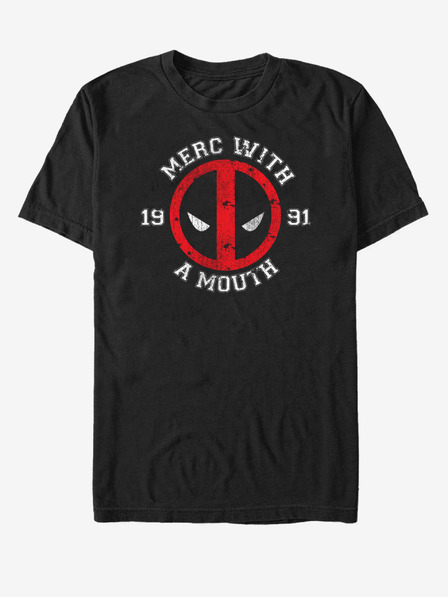 ZOOT.Fan Čierne unisex tričko Marvel Merc