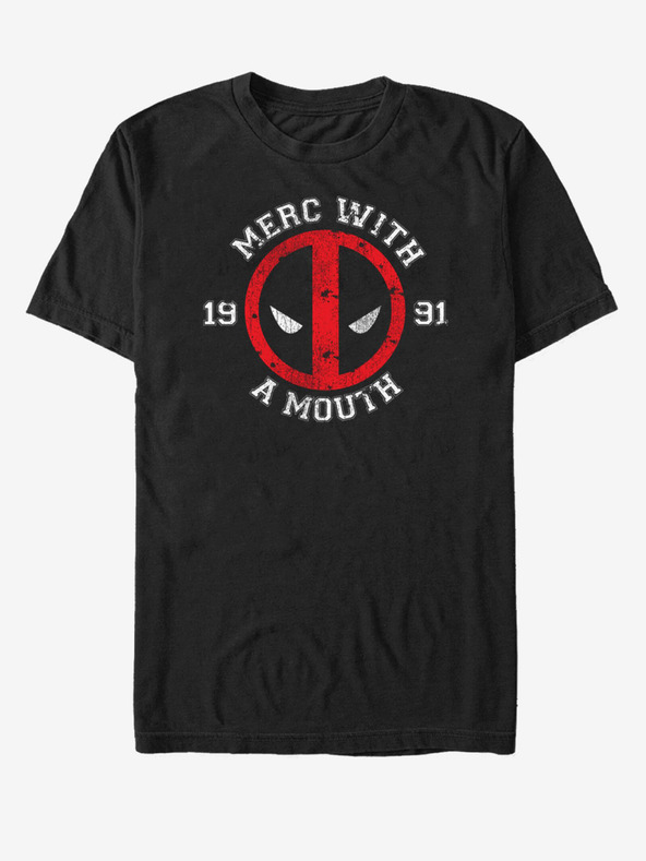 ZOOT.Fan Čierne unisex tričko Marvel Merc