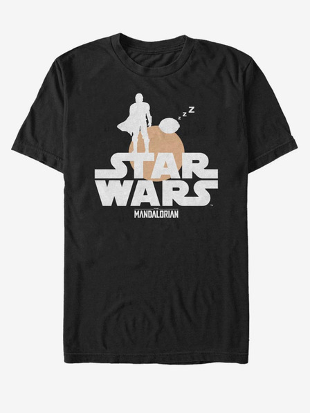 ZOOT.Fan Čierne unisex tričko Star Wars Sunset Duo