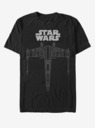 ZOOT.Fan Čierne pánske tričko Star Wars X-wing dash