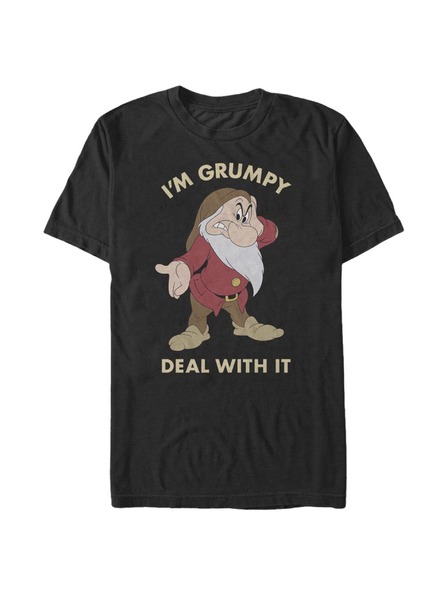 ZOOT.Fan Black Men's T-Shirt Disney Grumpy Deal