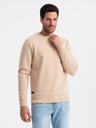 Ombre Clothing Pánska bavlnená mikina BASIC Ombre Clothing