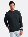 Ombre Clothing Pánska bavlnená mikina BASIC Ombre Clothing