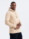 Ombre Clothing Pánska bavlnená klokania mikina BASIC s kapucňou Ombre Clothing