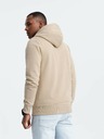 Ombre Clothing Pánska bavlnená mikina BASIC so zipsom Ombre Clothing