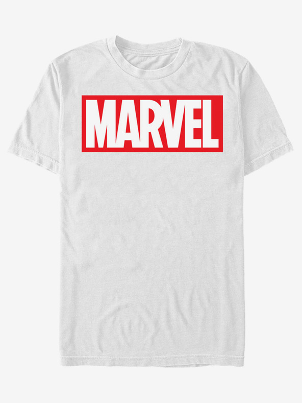 ZOOT.Fan Biele unisex tričko ZOOT.Fan Marvel Marvel Brick