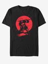 ZOOT.Fan Čierne unisex tričko Marvel Silueta Deadpool