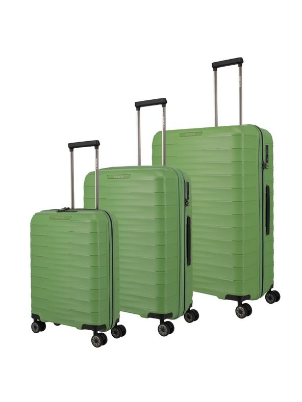 Travelite Travelite Mooby Set cestovných kufrov S,M,L Zelená