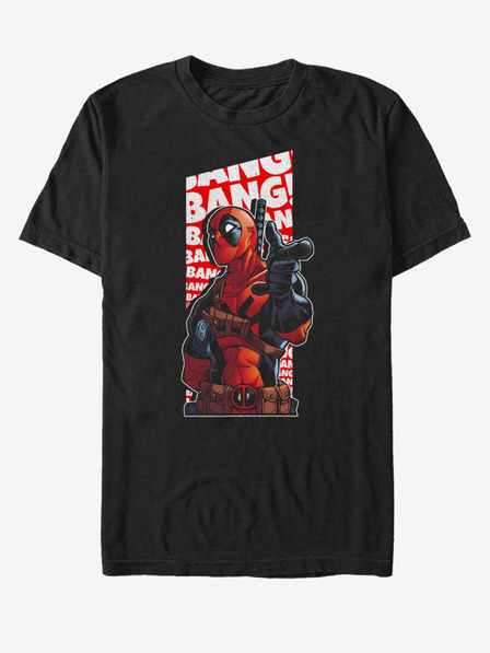 ZOOT.Fan Čierne unisex tričko Marvel Bang Bang Bang