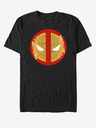 ZOOT.Fan Čierne unisex tričko Marvel Deadpool Taco Face