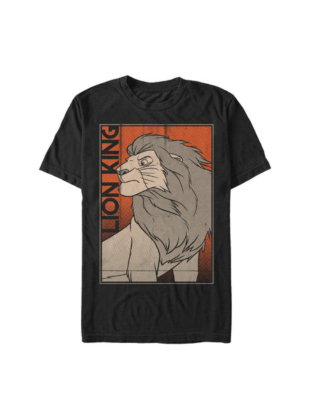 ZOOT.Fan Black Men's T-Shirt Disney Comic King