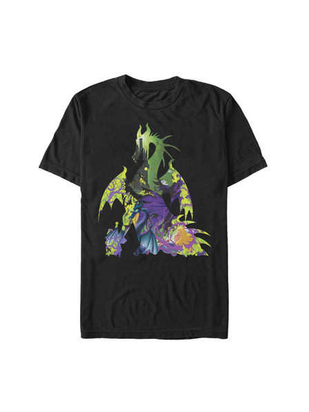 ZOOT.Fan Čierne pánske tričko Disney Dragon Form