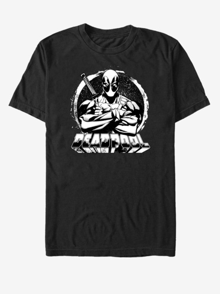 ZOOT.Fan Čierne unisex tričko Marvel For Hire