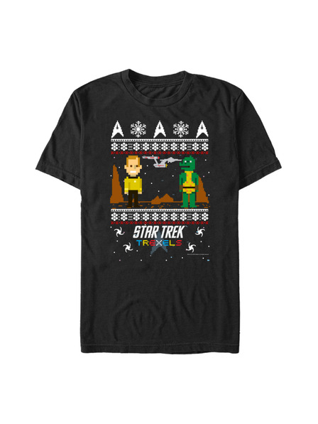 ZOOT.Fan Čierne pánske tričko Paramount Gorn Sweater