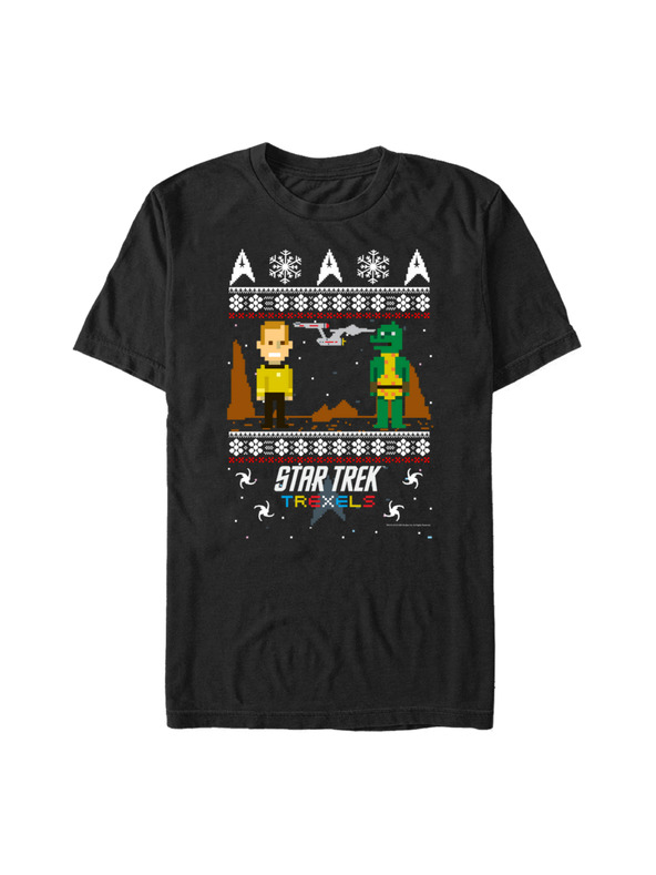 ZOOT.Fan Čierne pánske tričko Paramount Gorn Sweater