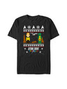 ZOOT.Fan Čierne pánske tričko Paramount Gorn Sweater