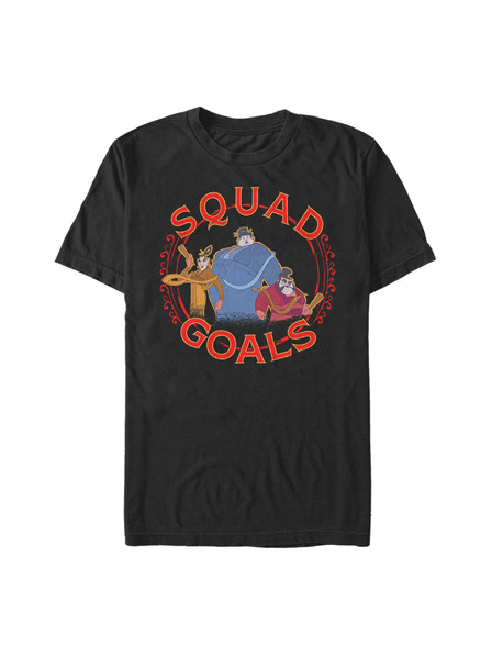 ZOOT.Fan Čierne pánske tričko Disney Squad Goals