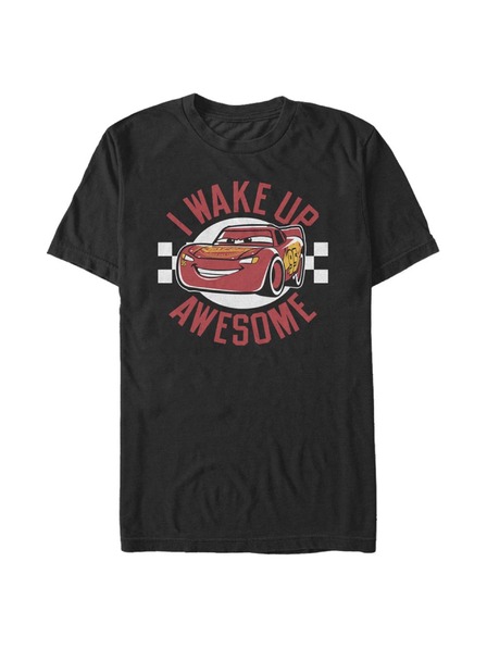ZOOT.Fan Čierne pánske tričko Pixar Wake Up Awesome