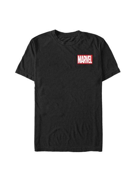 ZOOT.Fan Čierne pánske tričko Marvel Marvel Brick