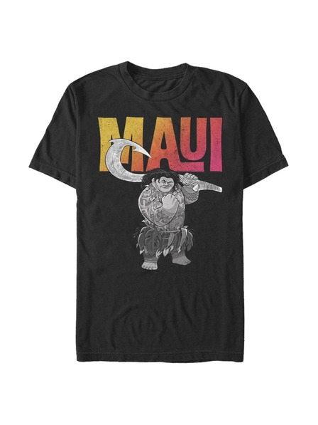 ZOOT.Fan Čierne pánske tričko Disney Maui