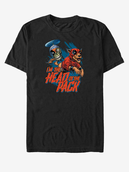 ZOOT.Fan Čierne unisex tričko Marvel Head Pack