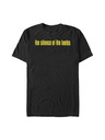 ZOOT.Fan Čierne pánske tričko MGM The Silence Of The Lambs Yellow Logo