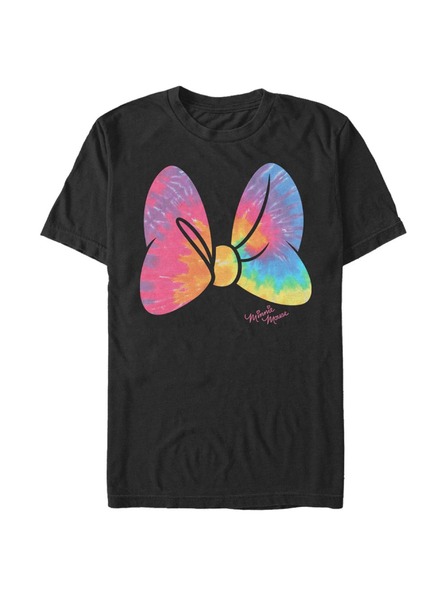 ZOOT.Fan Čierne pánske tričko Disney Classics Tie Dye Bow