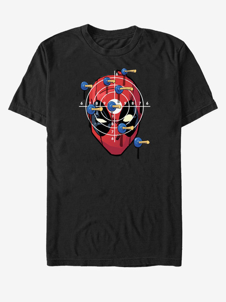 ZOOT.Fan Čierne unisex tričko Marvel Target Practice