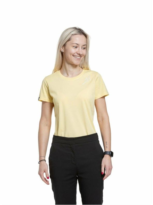 Meatfly Meatfly dámske tričko Lara Light Yellow | Žltá | Veľkosť S | 100% bavlna