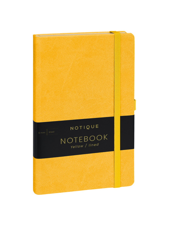 NOTIQUE NOTIQUE Notes Žltá, linkovaná, 13 x 21 cm