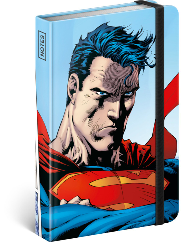 NOTIQUE NOTIQUE Notes Superman - World Hero, linajkované, 11 x 16 cm
