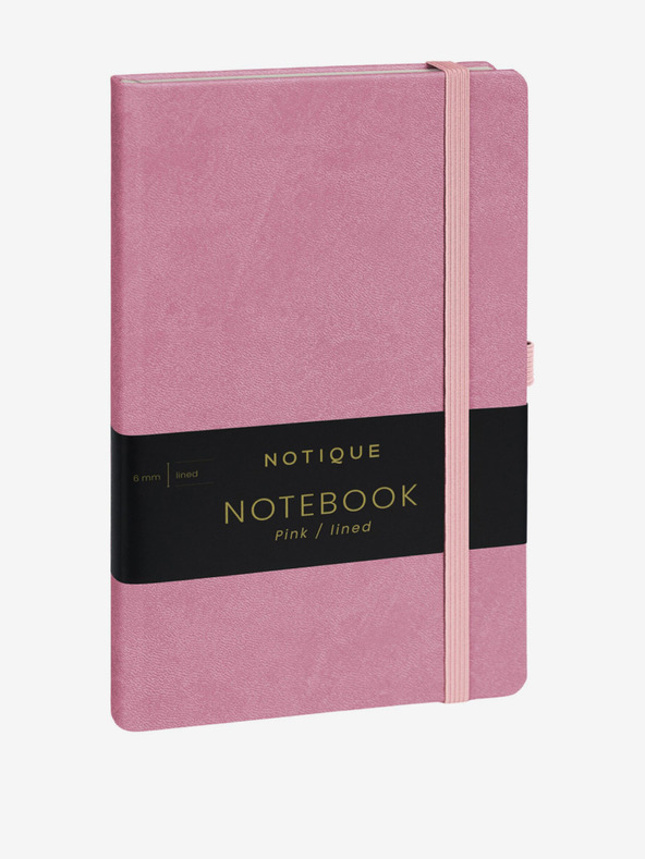 NOTIQUE NOTIQUE Notes Ružový, linajkovaný, 13 x 21 cm