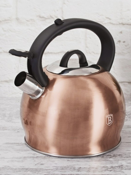 Berlingerhaus Nerezová pískacia kanvica 3 l Rosegold Metallic Line BERLINGERHAUS