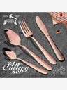 Berlingerhaus Súprava príborov 24 ks z nehrdzavejúcej ocele Rosegold Metallic Line II BERLINGERHAUS